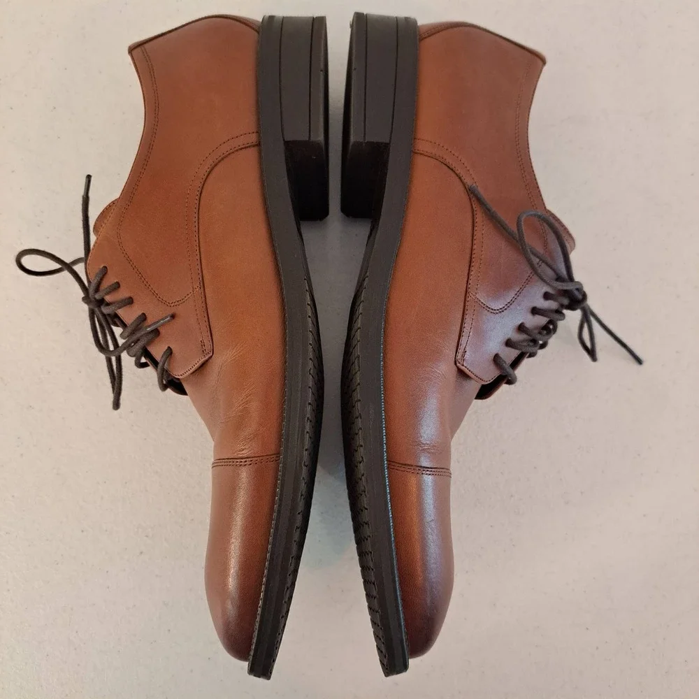 Cole Haan Grand 360 Cap Toe Oxford Mens 10.5 British Tan Leather 1267-2037